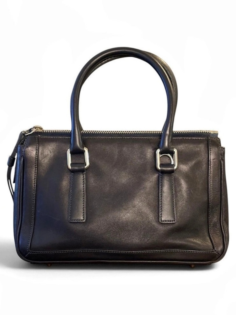 Coach Bonnie Leather Satchel in Black